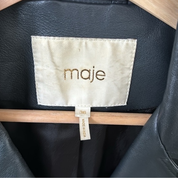 Maje leather jacket - Picture 6 of 6